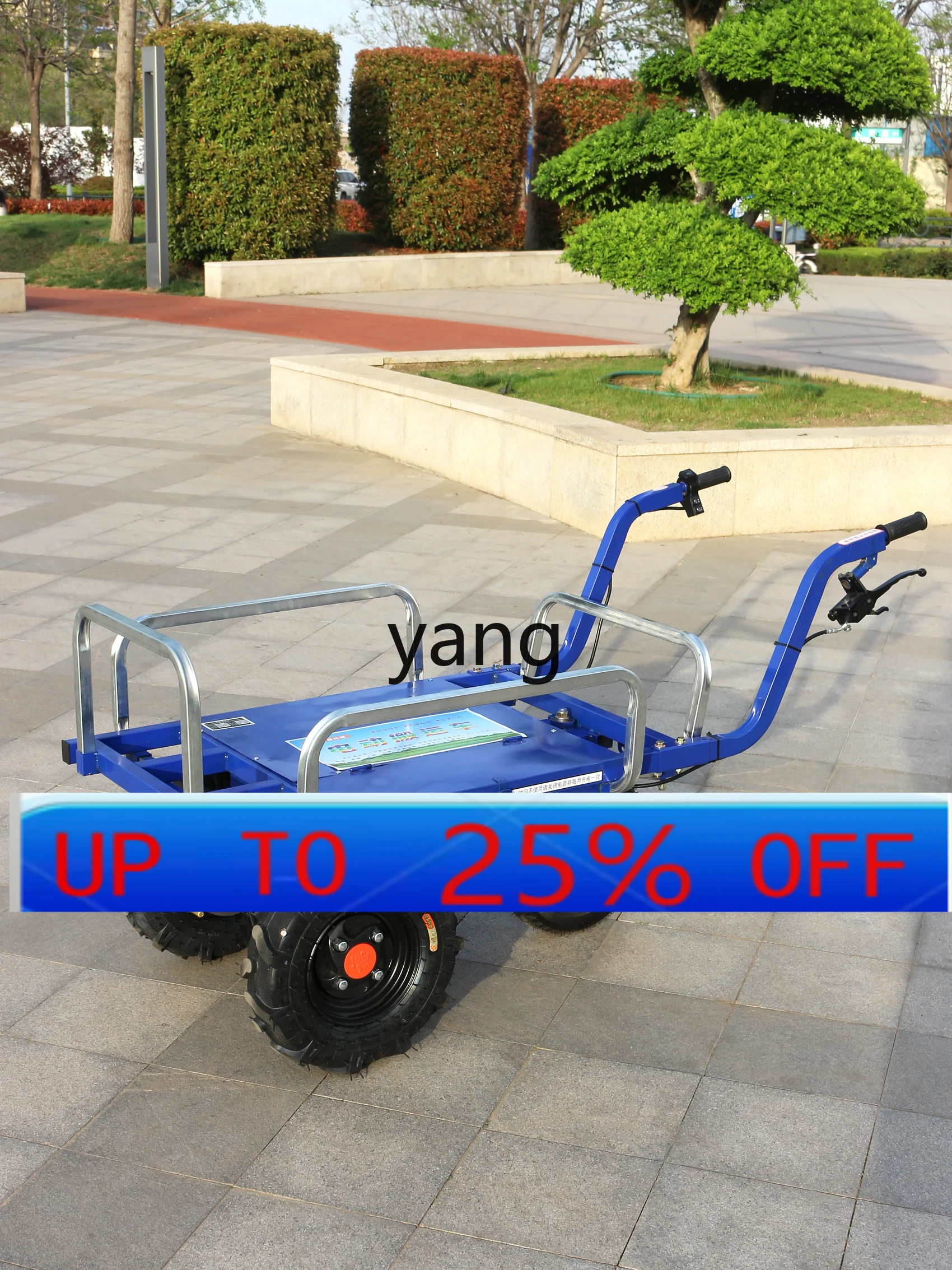 

CX Electric Single-Wheeled Cart Agricultural Three-Wheeled Cart Transportation Breeding Climbing Transportation Trolley