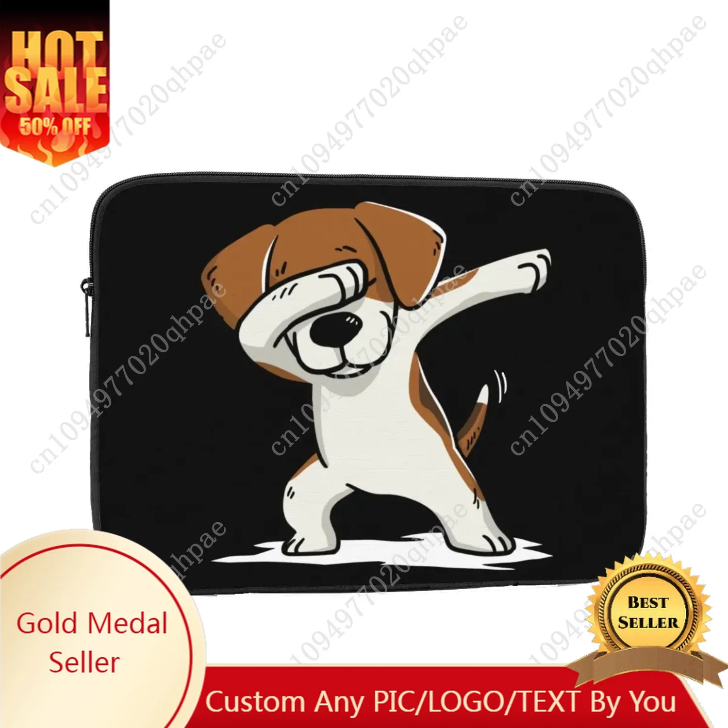 

Dabbing Beagle Funny Beagle Dog Laptop Bag Case 10 12 13 15 17 Inch Notebook Bag Sleeve Tablet Shockproof Case Bag