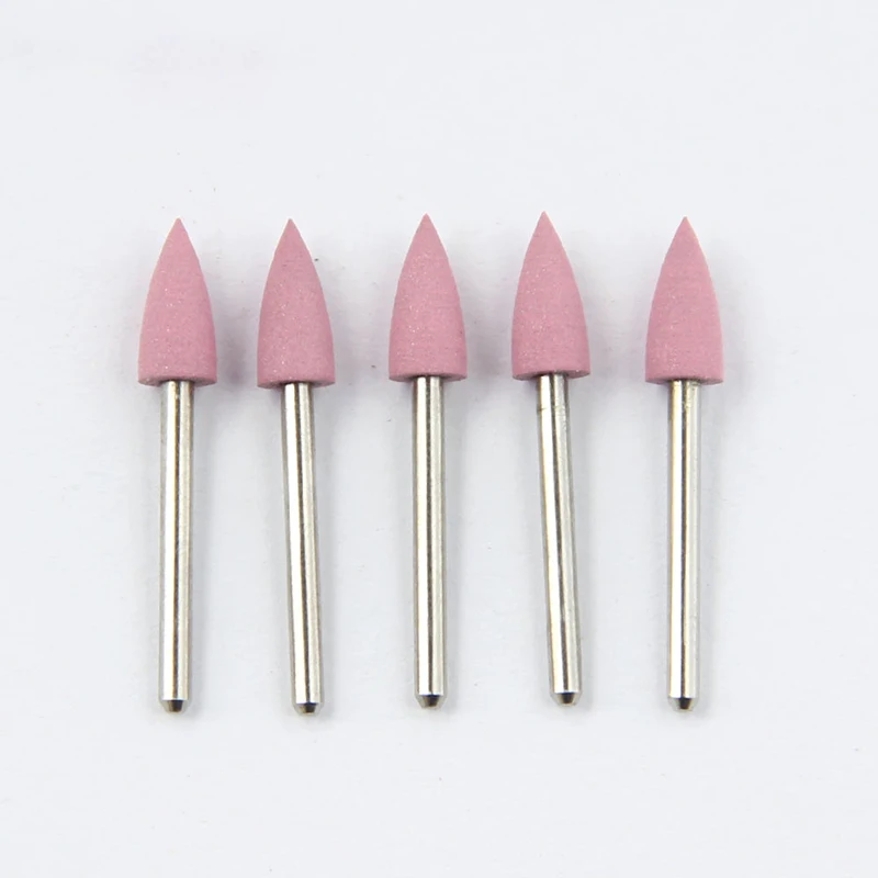 

100pcs/lot Dental Polishing Burs Pink Stones RA Low Speed Silicon Polisher Teeth polishing & teeth whitening tools