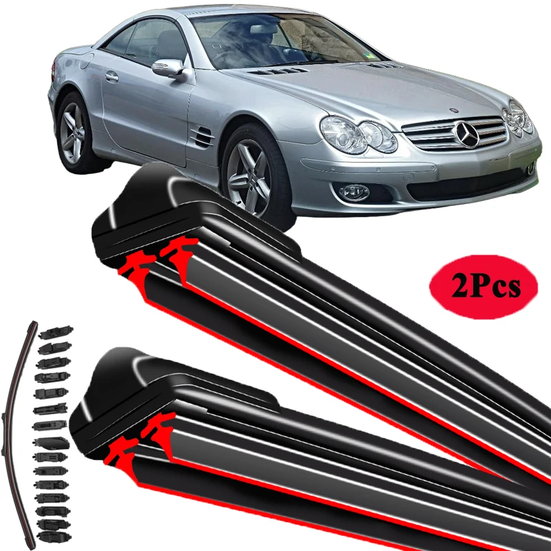 

For MERCEDES BENZ SL R230 2001-2012 Car Windshield Wiper Blade Front Windscreen Brushes Washer Accessories Window Cleaning Parts