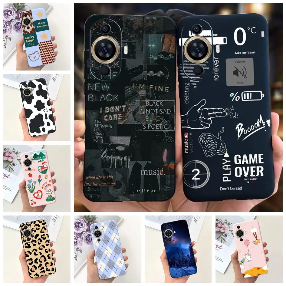 For Huawei Nova 11 Case Nova 11 Pro Phone Cover Cool Fashion Pattern Soft Silicone Fundas For Nova 11 Ultra Nova11 FOA-LX9 Pouch