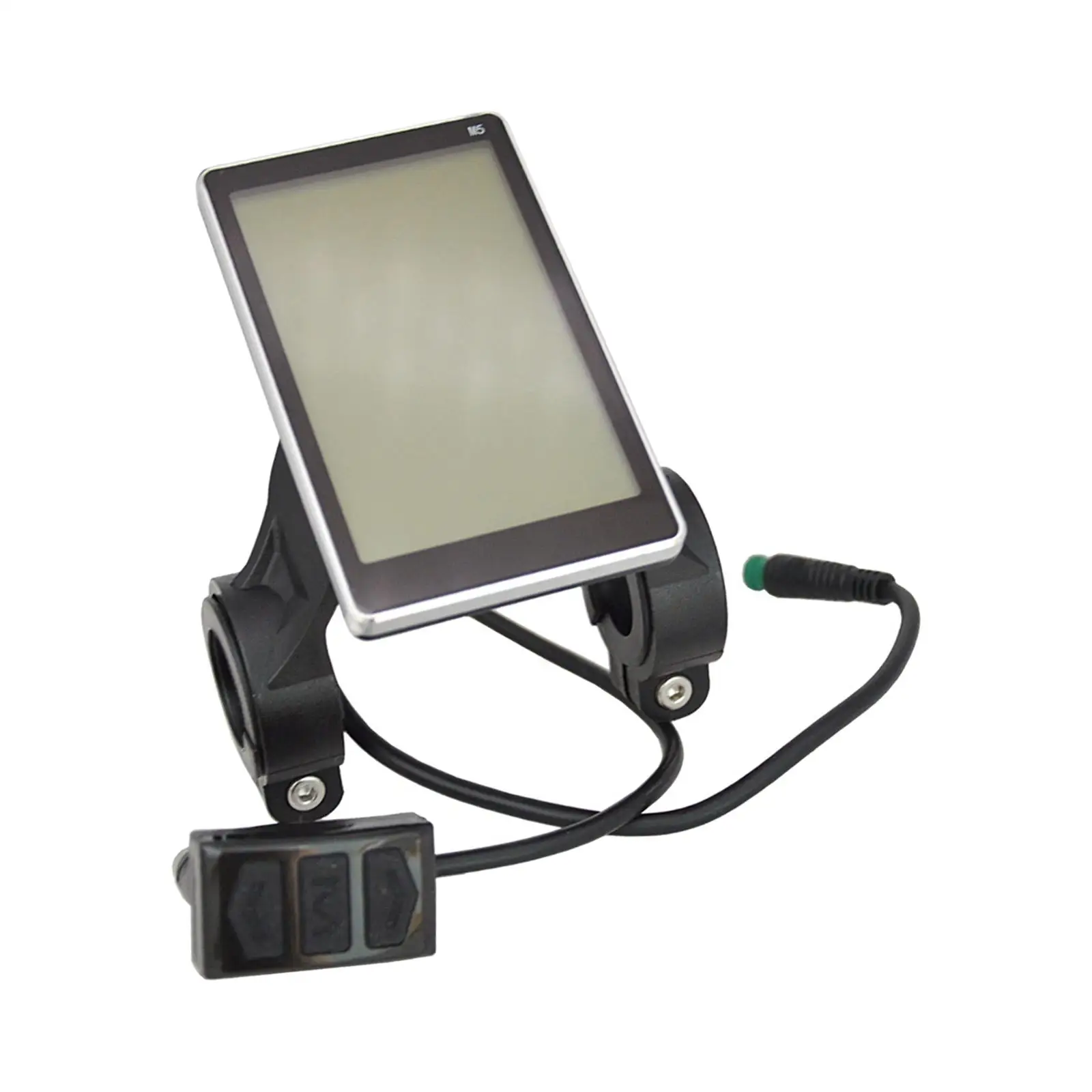 

Electric Bike LCD Display Meter Handlebar Mount Indicator Vertical 31.8 22.2mm