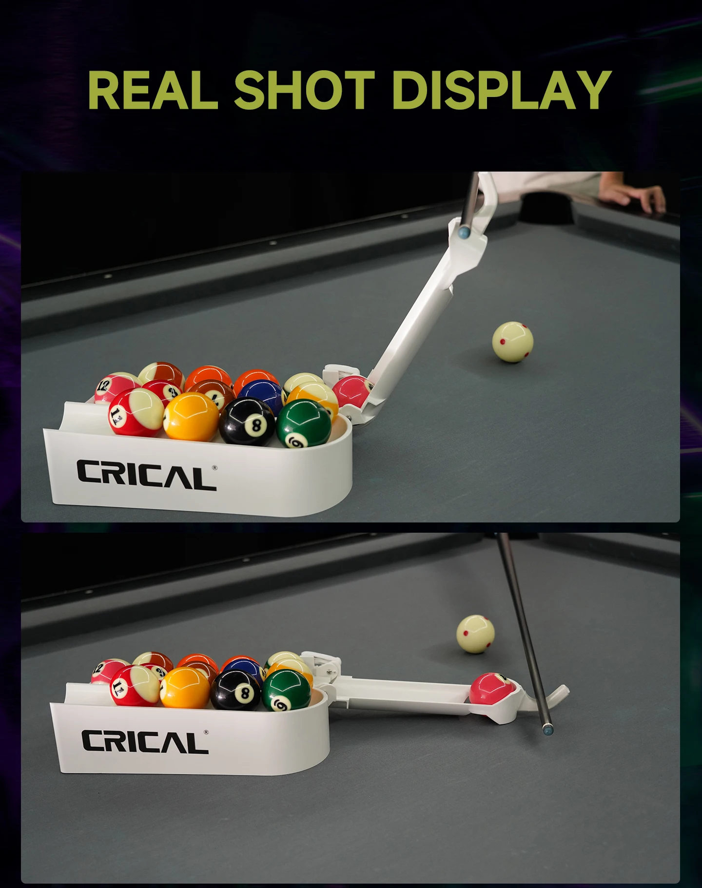 Billardkreide & Billardspitzenschutz Mehrschichtiges Schweinsleder Geringer Staubanteil Hoher Halt 11mm/14mm Weich Mittel Hart Pool Snooker CRICAL – Detail 10