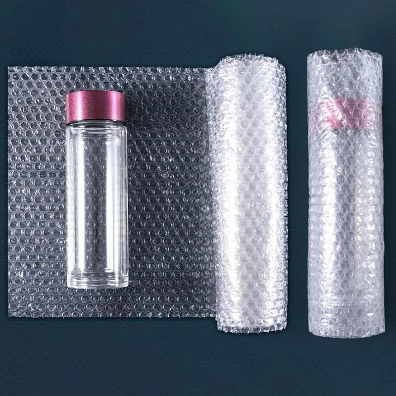 Thickened Packaging Bubble Film Roll Anti Pressure Pad Express Bubble Paper Mail Box Filler Fragile Packaging Bubble Film DIY