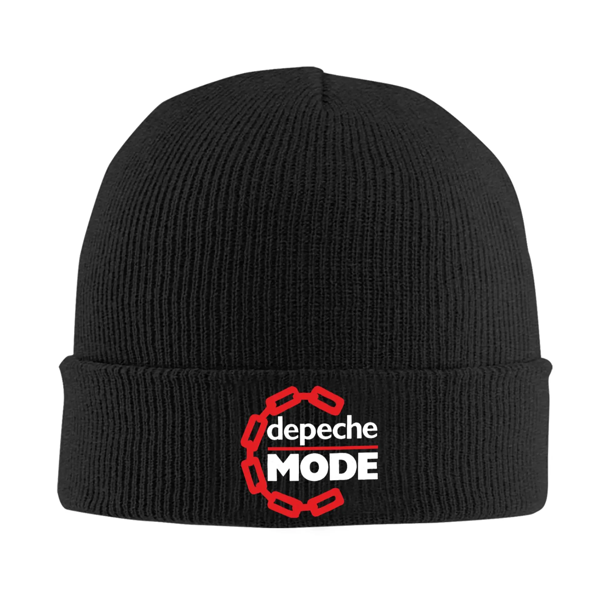Depeche Cool Mode Electronic Rock Skullies Beanies Caps Men Women Unisex Outdoor Winter Warm Knitting Hat Adult  Bonnet Hats