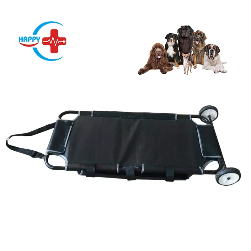 

HC-R042 Pet Clinic Emergency Medical Animal Stretcher/Adjustable Trolley Stretcher For Dog