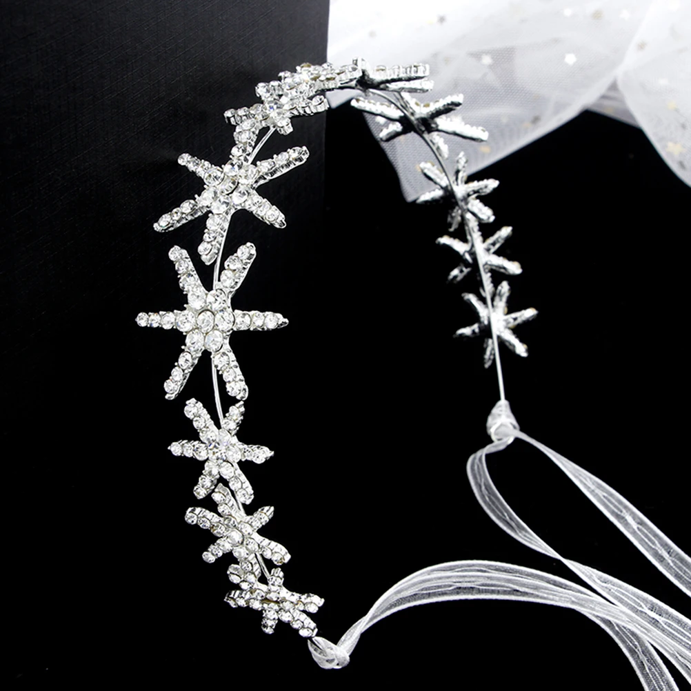 

Bridal Hair Accessories Headband Headpiece Headdress Rhinestone Silver Bridesmaid