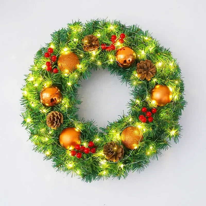 Christmas Wreath Rattan 40/50/60cm Christmas Ornament Ornament Scene Decoration