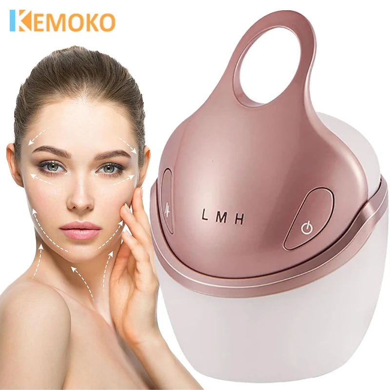 

EMS Face Roller Lifting Machine Microcurrent 5 Colors Led Red Light Therapy Facial Massager Double Chin Face Slimmer Massage