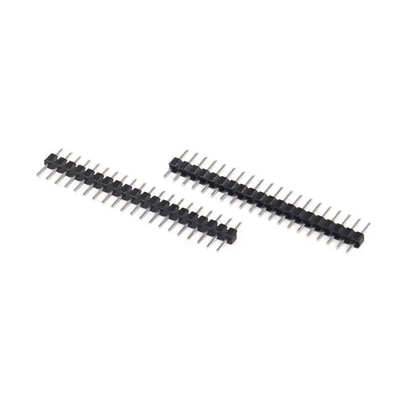 20 Stück 2,0 mm Einreihiger Gerader Stiftleisten-Stecker 1*2P 3P 4P 5P 6P 7P 8P 10P 20P 40P Kupfer – Detail 13