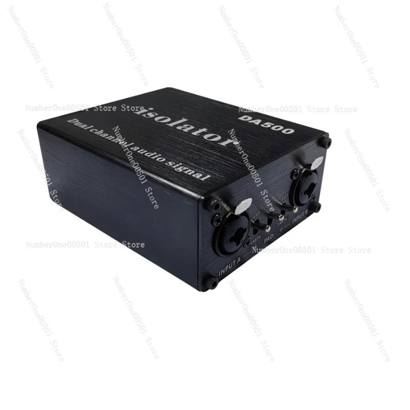 Professional Audio Ground Loop Isolator - Noise Cancellation Coupler for Mixer Microphone, Eliminates Hum/Buzz Interference