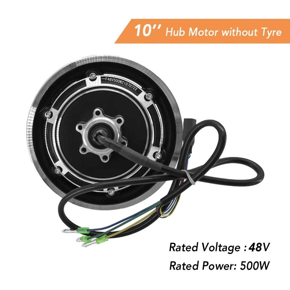 48V 500W Motor Replacement for Kugoo M4/M4PRO Electric Scooter 10 Inch Inflatable Tire Rear Wheel Motor