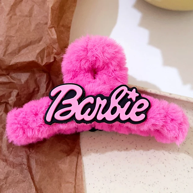 Cute Barbie Hair Clips for Girls Women Headwear Apparel Accessories Hair Bow Heart Shaped Shark Clips Hairpin Crab Gifts