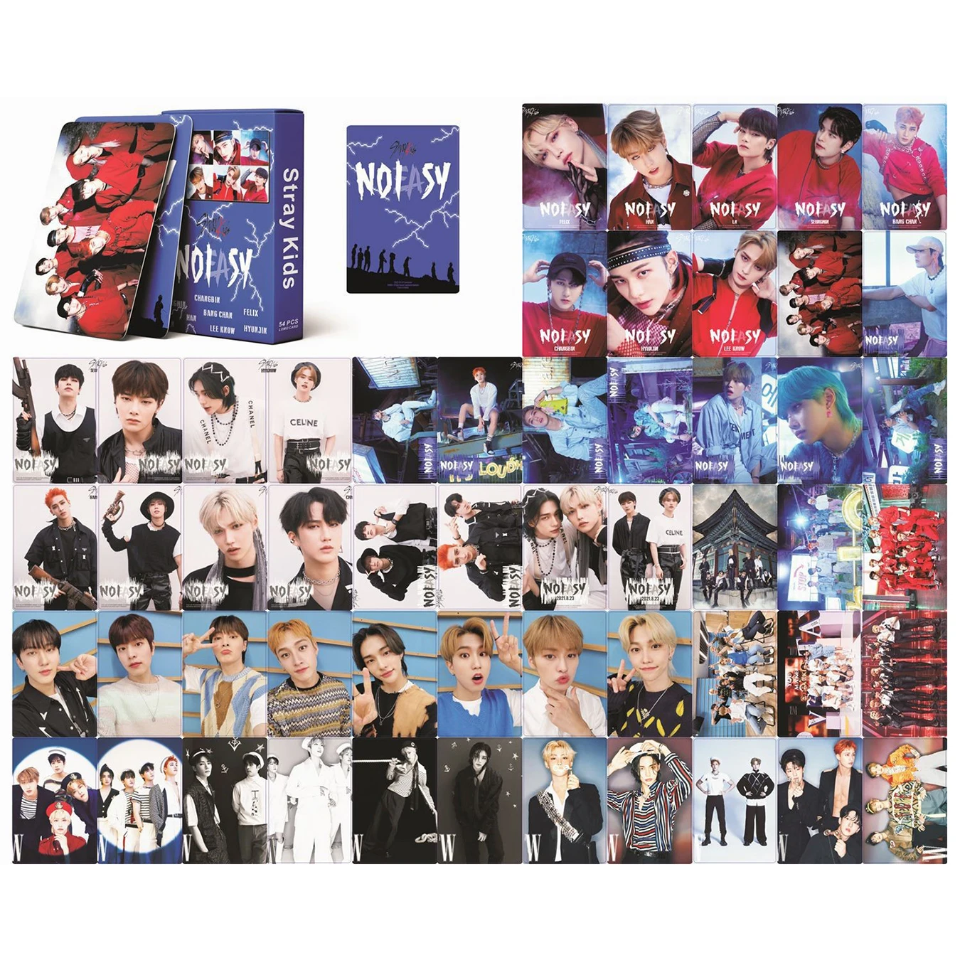 55pcs Kpop Group Lomo Cards MANIAC Photocard New Album Photo Print Cards Set Fans Collection