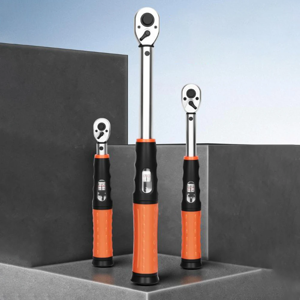 

Регулируемый динамометрический ключ, автомобильный инструмент, инструмент для обслуживания автомобиля, точный инструмент для измерения крутящего момента, головка с храповым механизмом 1, 4 дюйма, 5-25 нм