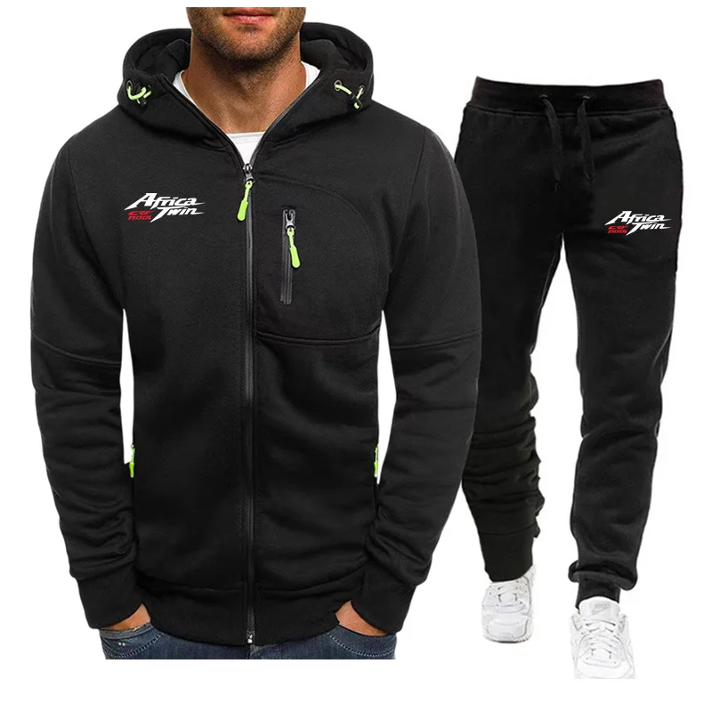 Men's Hoodies for Men Clothing Africa Twin Crf 1000 L Crf1000 Sweatshirt Suit Man Tracksuit Pant Sets New in Hoodies Sports Suit