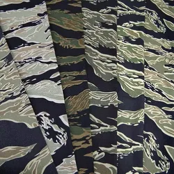 1m Woven Cotton Twill Carte Tigerprint Camouflage Multi-color Vest And Hat Fabric cloth