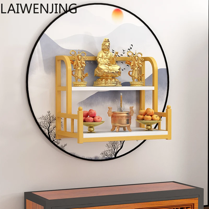 

MJY shrine wall hanging Guan Gong worship table God of Wealth wall hanging cabinet