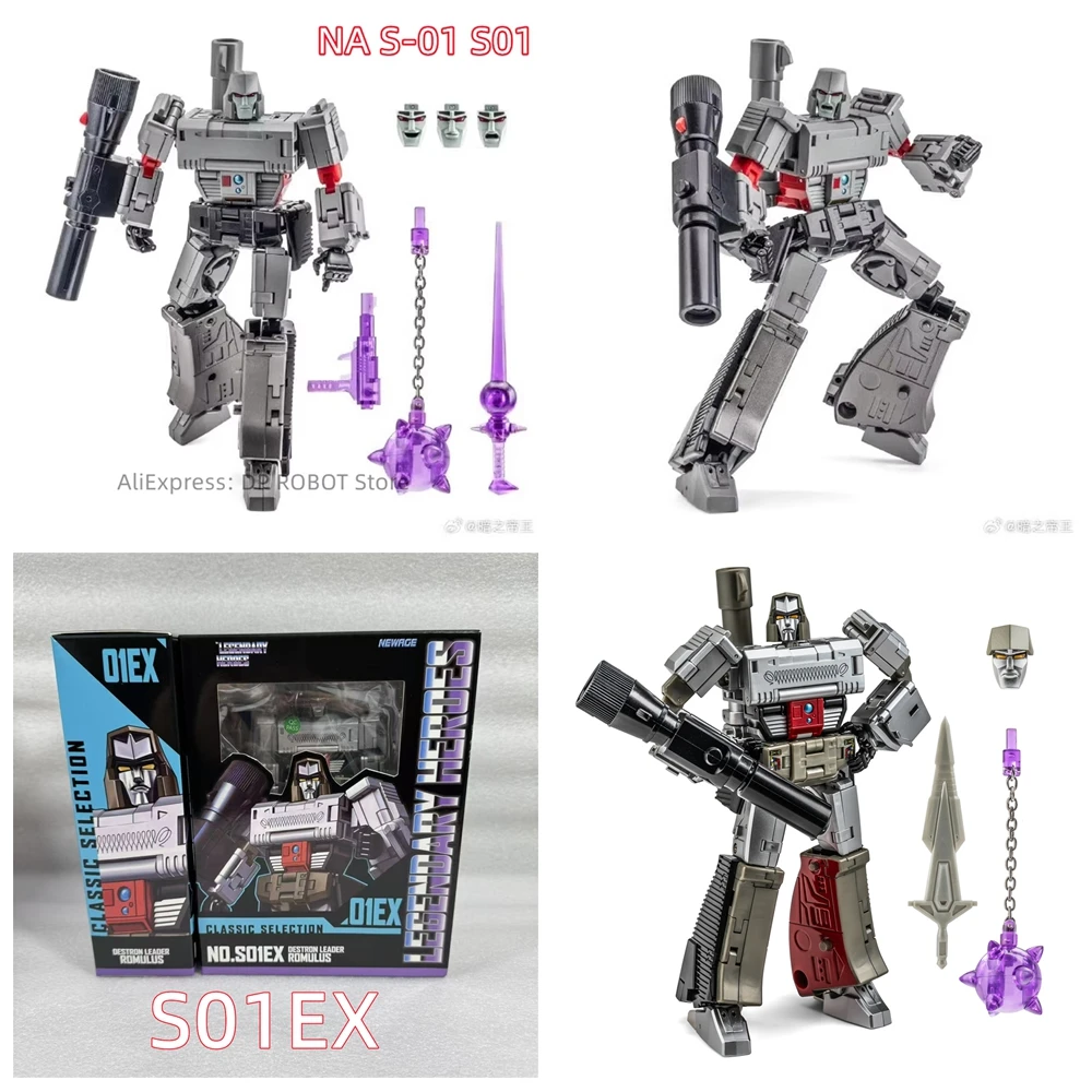 【IN STOCK NOW 】Newage Transformation NA NA S-01 S01 S01EX S-01EX Megatank ROMULUS Action Figure Can Be Paired With SS86 With Box