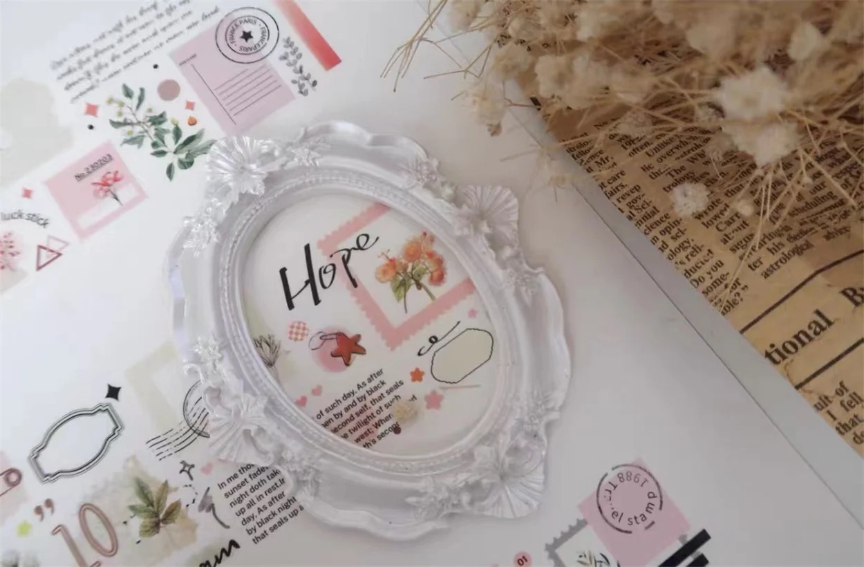 

Винтажная декоративная наклейка с надписью Hope Plant Flower Washi PET