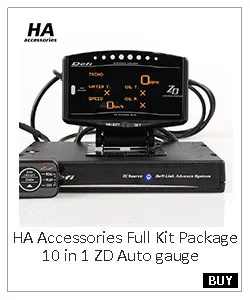 HA Zubehör 2 Zoll 52mm Digitales Auto-Messgerät 10-Farben Öldruck Turbo Boost EGT Abgastemperatur Drehzahlmesser Wasser- und Öltemperatur – Detail 3