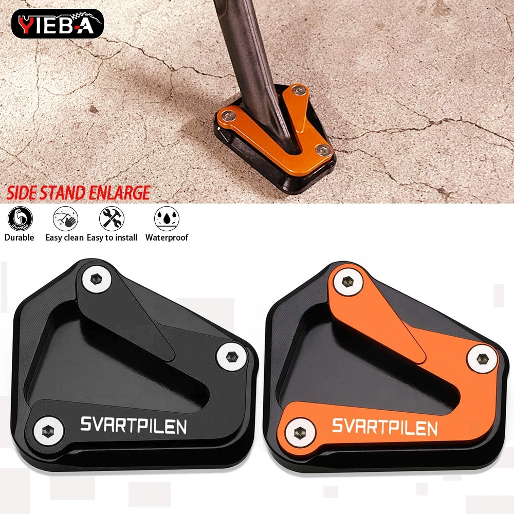 

For Husqvarna Svartpilen 801 2024 2025 Svartpilen801 Motorcycle Side Stand Enlarge Foot Plate Antiskid Extension Kickstand Pad