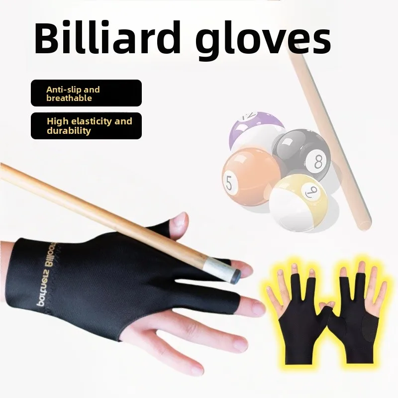 

Специальные перчатки для бильярда Billiards Cetition, для указательного пальца, мужские и женские, противоскользящие, средней толщины, повседневные, тонкие