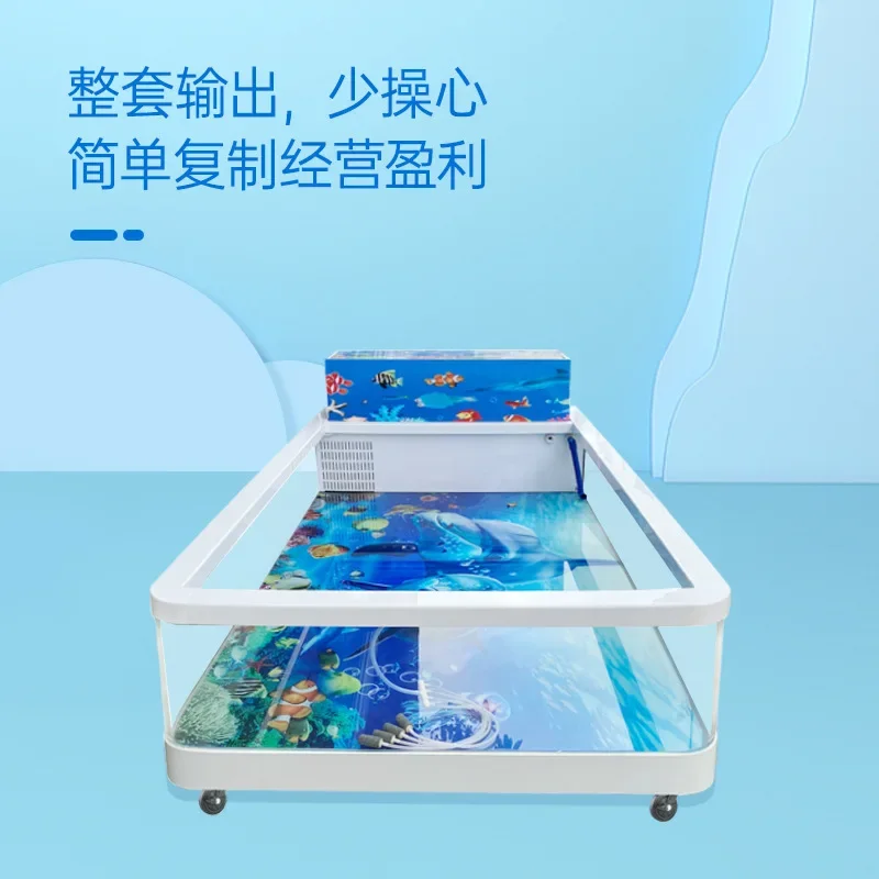 

Children's Play Equipment FRP Movable Feeding Fish Pond, Fish Pond Customizable