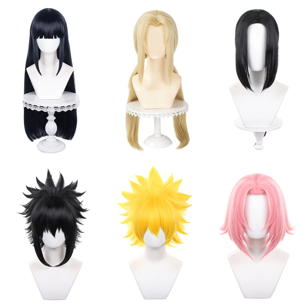 

HOLOUN Uchiha Sasuke Itachi Uzumaki Hyuga Hinata Haruno Sakura Tsunade Аниме Косплей Парик Конвенция Хэллоуин Рождественский подарок