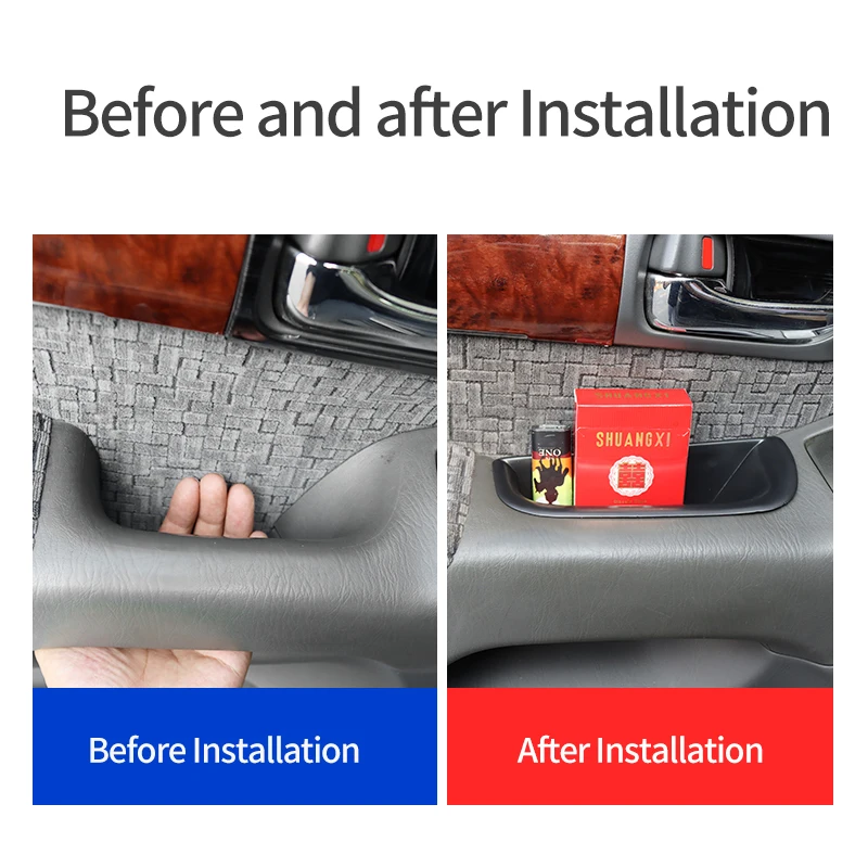 for 2003-2009 Lexus GX 470 GX470 2008 2007 2006 2005 2004 Door Handle Storage Box Tray Interior Modification Accessories 3