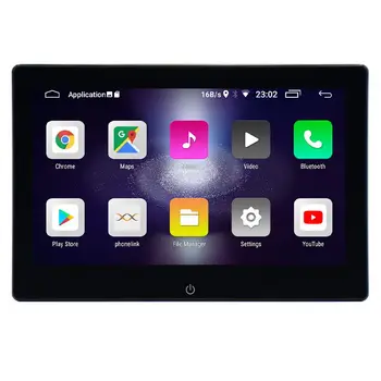 10.1'' Android 12 2+32G Car Headrest Monitor IPS TV Display With RCA AV Wifi Mirroring Car Rear Seat Screen Video Player