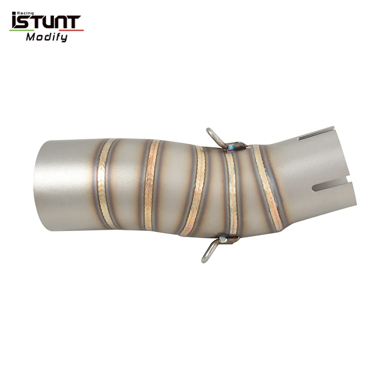 Slip On For CFMOTO 450SR 450 NK SR 2022 - 2025 Motorcycle Exhaust Muffler Escape Moto Modify 51mm Middle Link Pipe Bike Tube