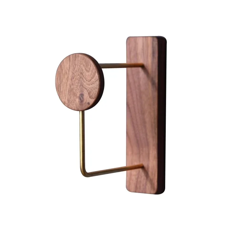 Walnut Hanger Wall Hanging Hanger Bathroom Hanger Storage Rack Hanger Holder Organizer Household Hanging Clothes Coat Rack