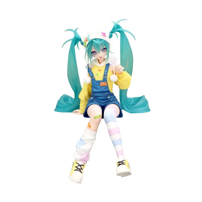 Originele FuRyu Anime Figuur Hatsune Miku Lollipop Noddle Stopper Speelgoed Actie Beeldje PVC Model Collectie Pop Gift