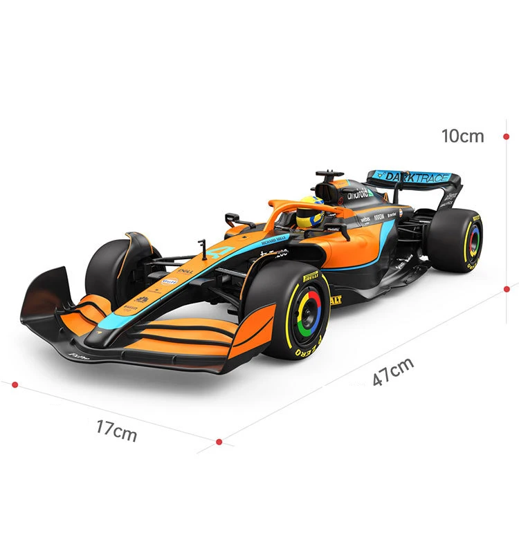 2022 McLaren F1 MCL36 1:12 Scale 1:18 RC Car Radio Remote Control Toy Racing Car Model Auto Machine Gift for Kids Adults Rastar