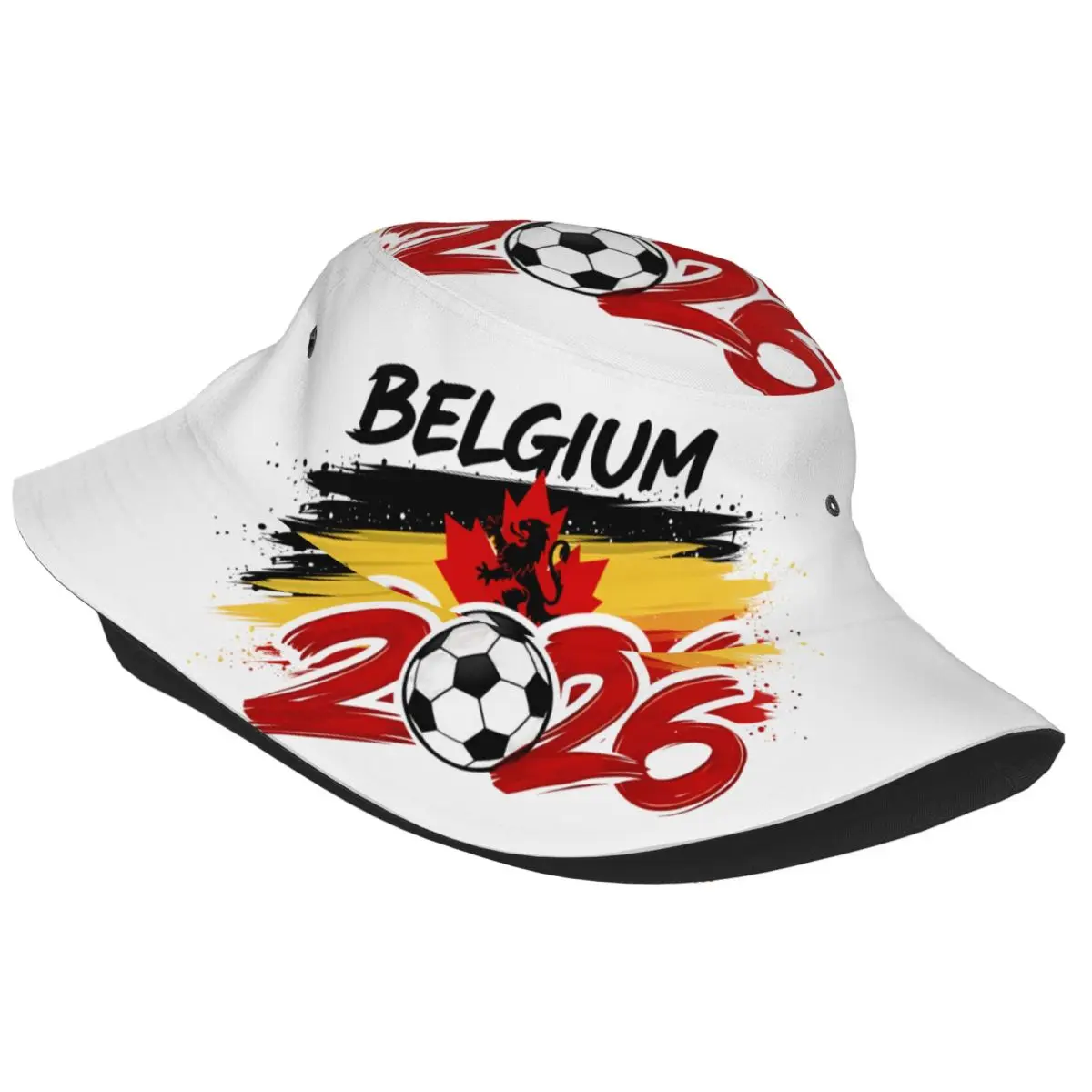 Belgium Bucket Hat Summer Travel Headwear Stuff Football Soccer 2026 Fishing Hats for Hiking Men Women Irish Country Hat