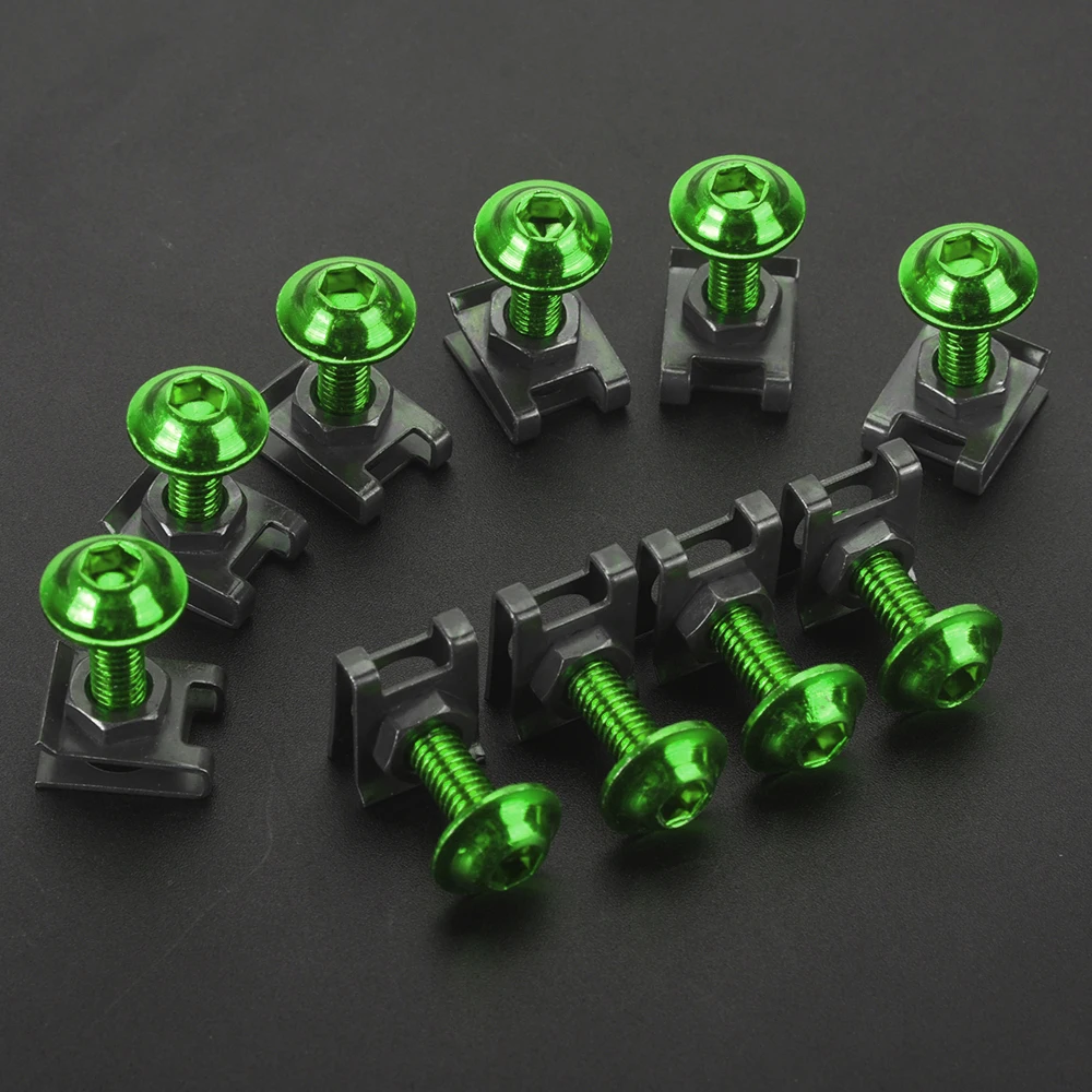 FOR KAWASAKI VULCAN S 650 800 1500 500 Z750 Z750R Z750S Z 750 6MM Fairing Body Work Bolt Kit Screw Spire Speed Fastener Clip Nut