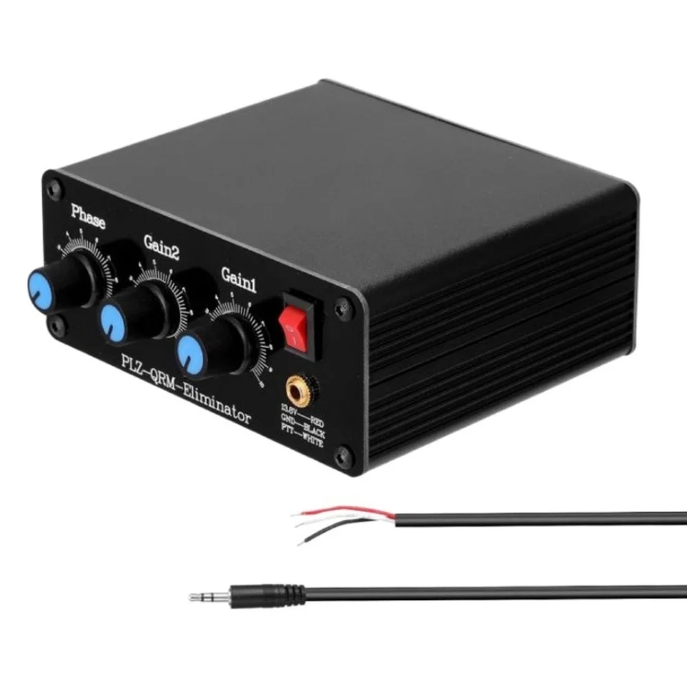 For HF Transceiver QRM Canceller with On-Board PTT Control and Rotatable Phase Adjustment Knob for Optimized Signal Rejection