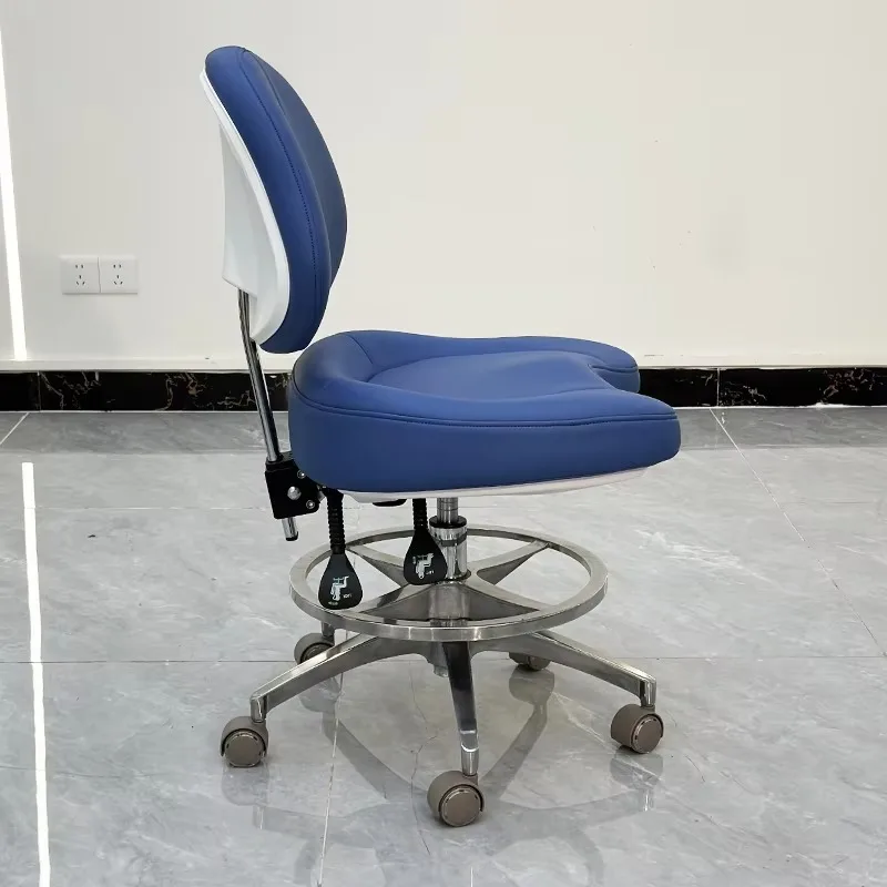 Luxury Leather Pedicure Chair & Stool with Glass Massage Function for Nail Salon Spa Salon Furniture Barber Chair