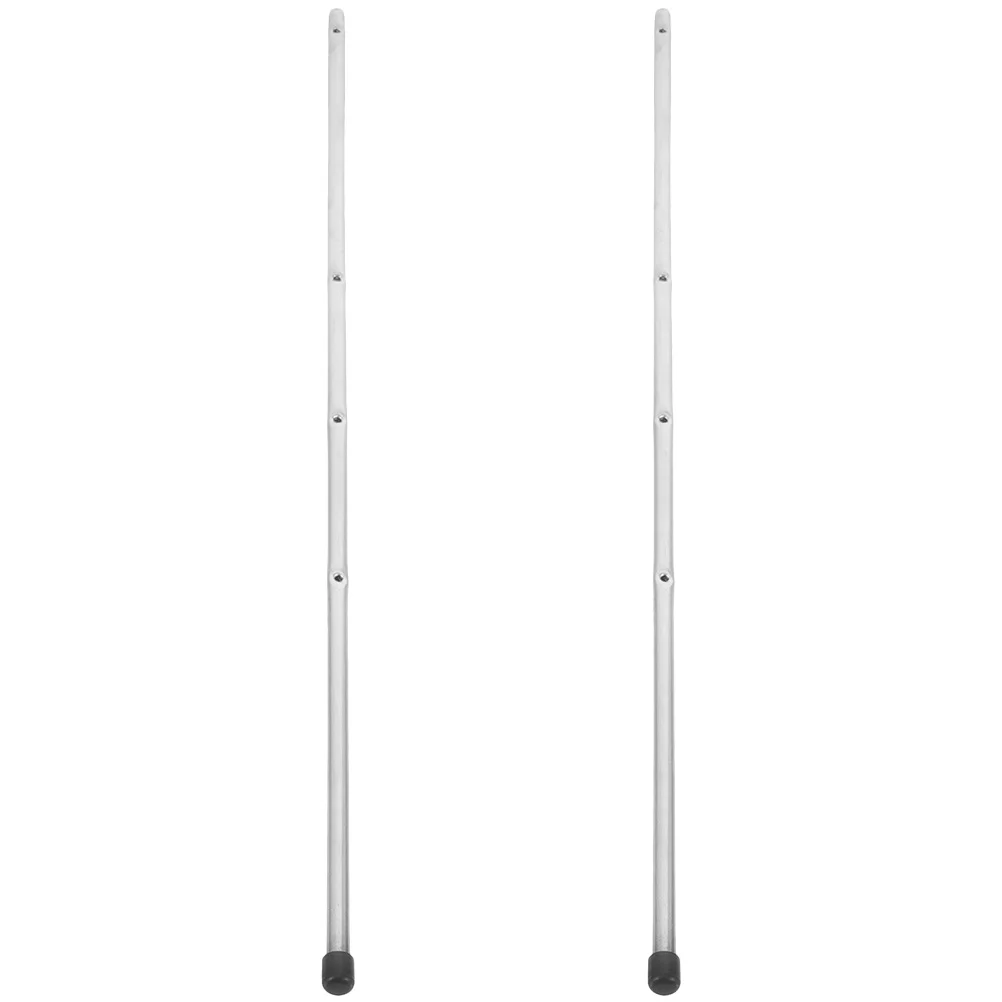 2 Pcs Foosball Pole Table Soccer Machine Accessory for Replace Retractable Metal Rod Iron