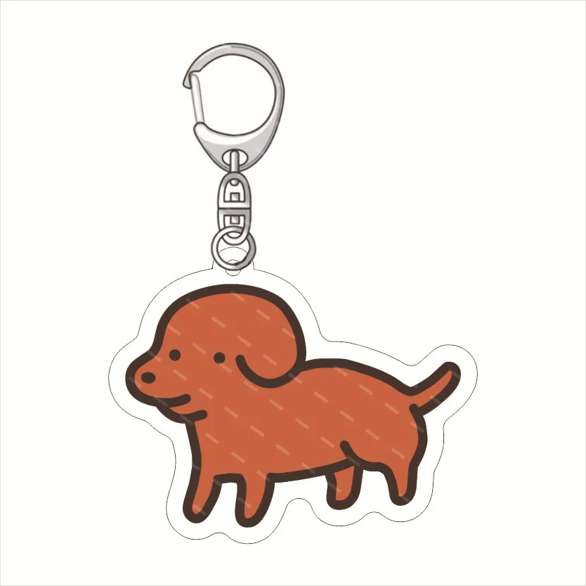 Cute Dog Puppy sleutelhanger keychain  키 체인