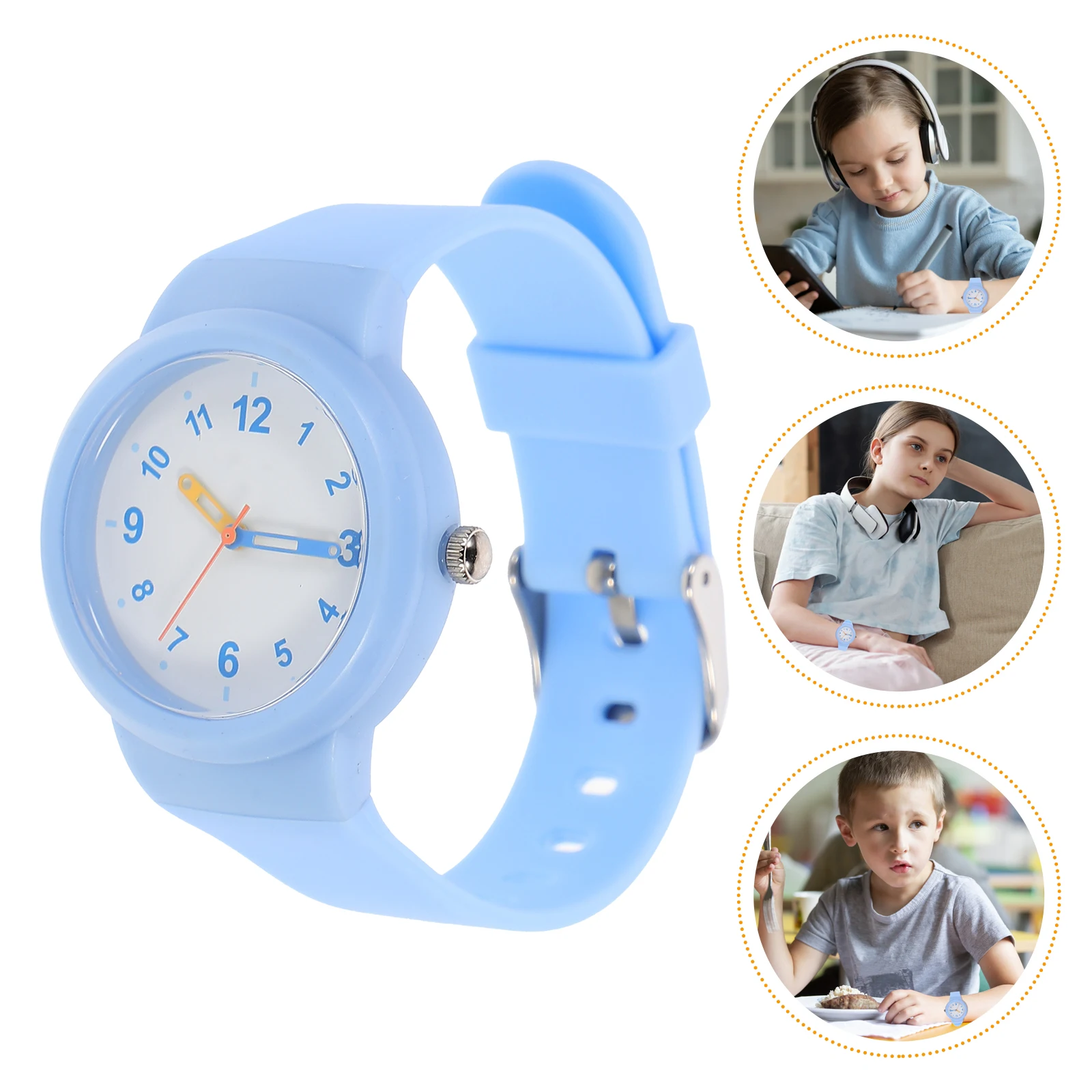

Waterproof Children Kids Exam Watch Girl Wrist Watch Simple Beautiful Durable Safe Eco Friendly Bright Sturdy Practical Fit