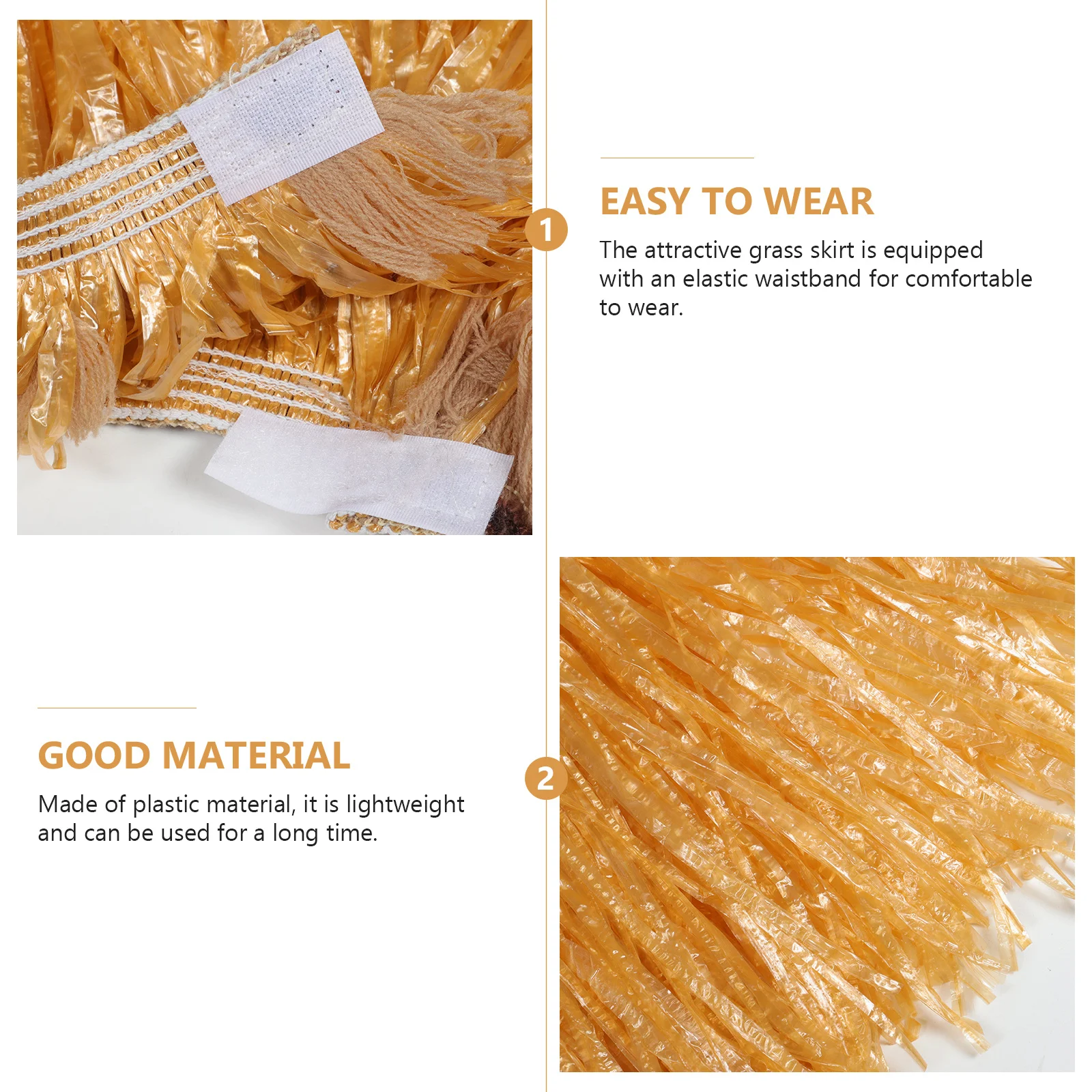 Conjunto de saia de grama havaiana, 5 peças, adulto, fantasia de dança hula para mulheres, festival, verão, férias, festa, praia, evento
