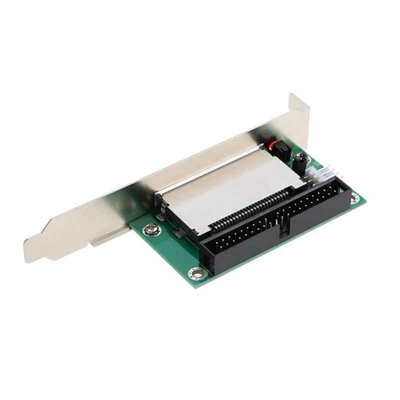 40-Pin CF Compact Flash Card To 3.5 IDE Converter Adapter Pci Bracket Back Panel