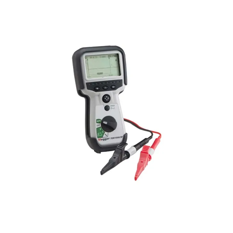 TDR1000/3 Comm s - Handheld Time Domain Reflectometer Cable Fault Locator Fast Pulse  Range Miniature Clips Test Leadset