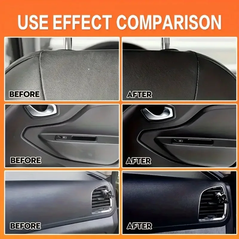كريم إصلاح بلاستيك السيارة - للانتعاش الخارجي والداخلي، المصد، تلميع الإطارات مرآة الرؤية الخلفية، وكيل إصلاح السطح البلاستيكية