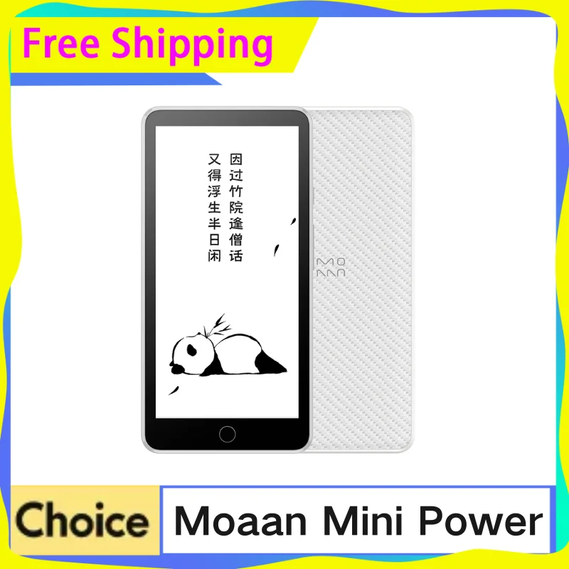 Moaan Minipower E-Book Reader Inkpalm Power 5.84inch Ink Screen With Bi-Directional Fast Charging Custom Pocket E-Book Portable