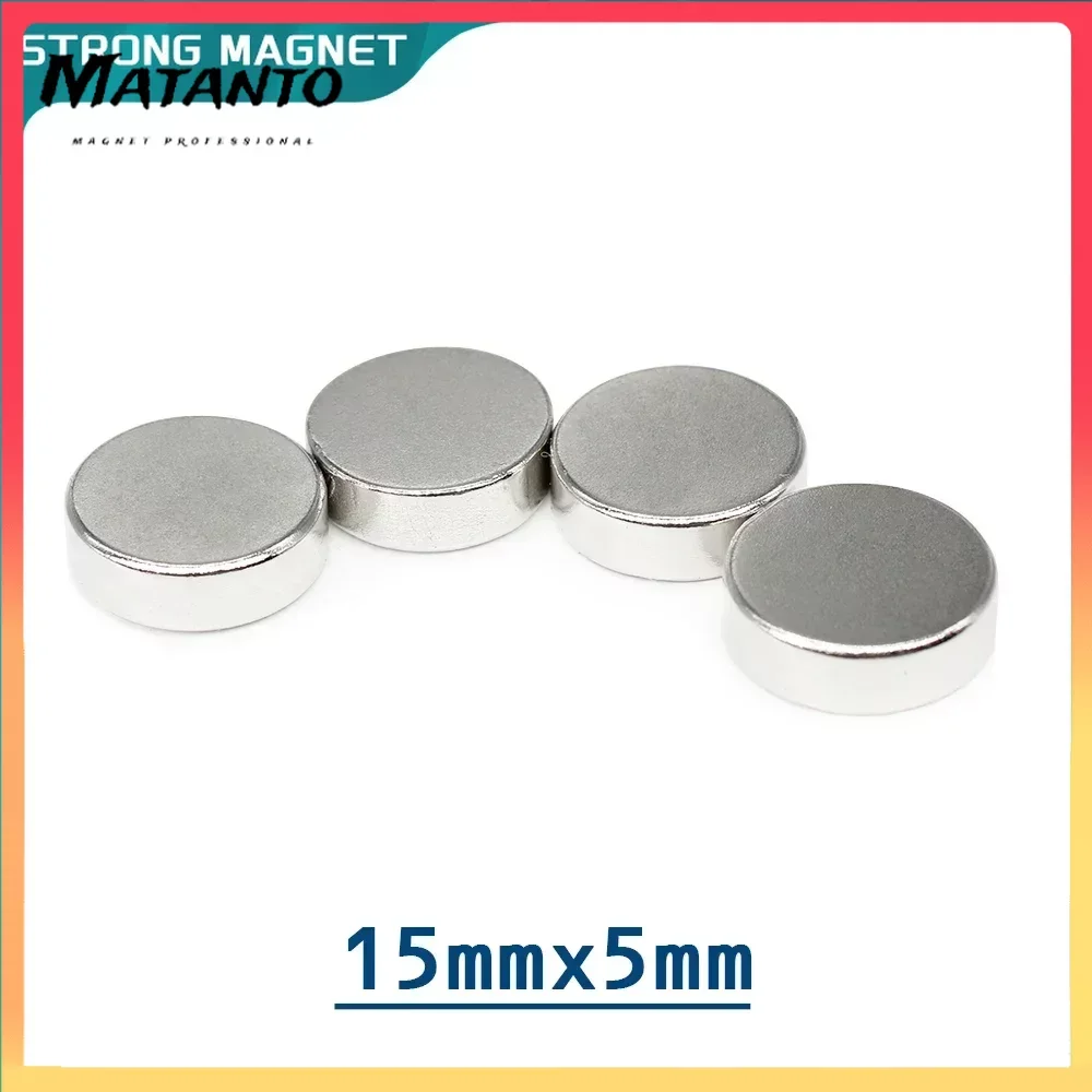 

5/10/20PCS 15x5mm Round Powerful Strong Magnetic Magnets 15mm X 5mm Permanent Neodymium Magnet Disc Search Magnet