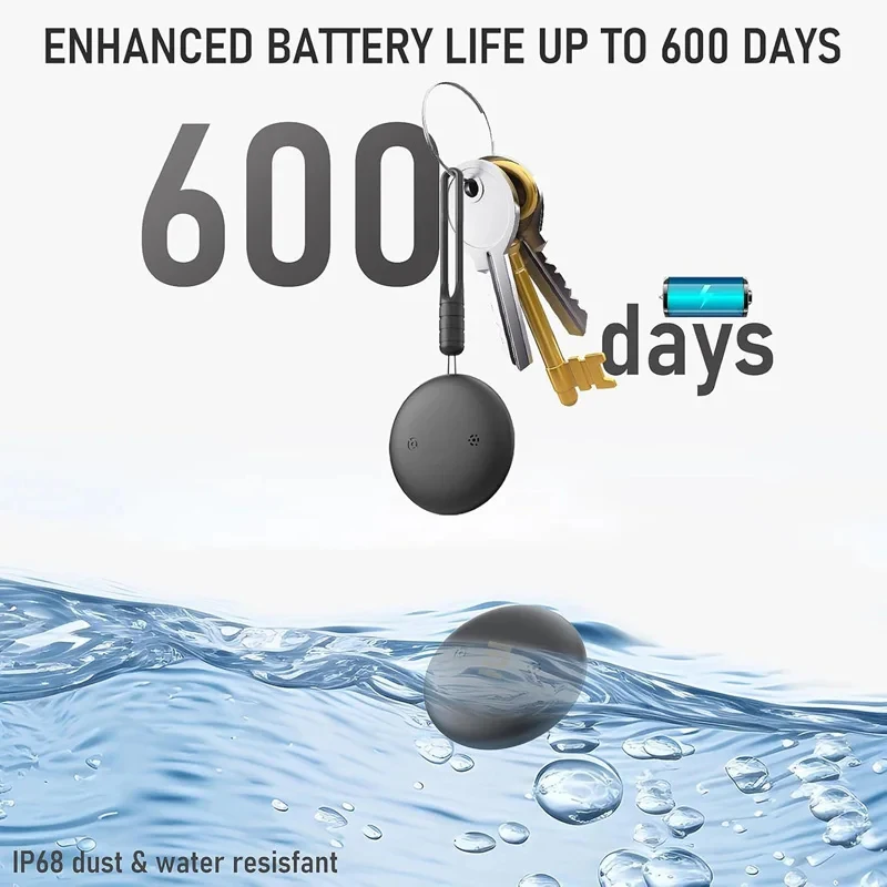 Xiaomi GPS محدد الحيوانات الأليفة المحفظة حقيبة سيارة تحديد المواقع العالمية تتبع المسنين الاطفال مكافحة خسر مكتشف آيفون جديد