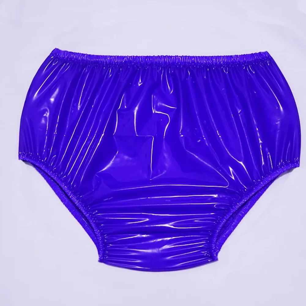 พลาสติกกางเกงโปร่งใสกางเกงนุ่ม PVC ยืดหยุ่นสูงผู้ชายผู้หญิง Unti-Leakage หลวมขนาดใหญ่ไขมันผู้ใหญ่เซ็กซี่กางเกงแฟชั่นใหม่